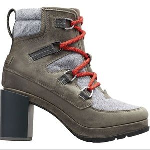 Sorel Blake Lace Bootie in quarry, Size 9.5